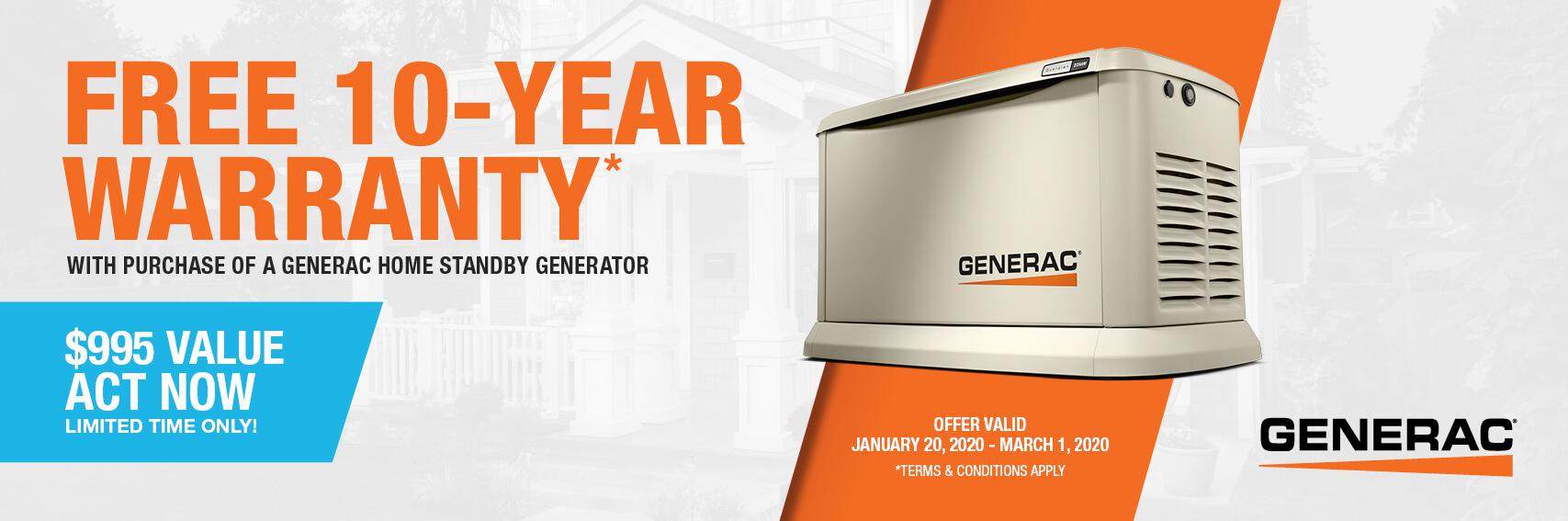 Homestandby Generator Deal | Warranty Offer | Generac Dealer | Remlap, AL